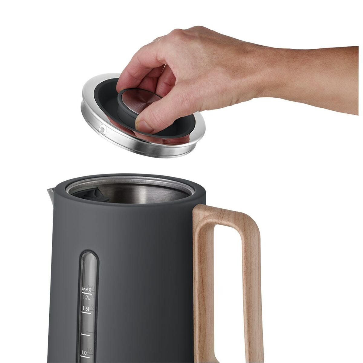 Vattenkokare Concept RK3370 Grå Rostfritt stål 1850-2200 W 1,7 L finns hos Aktivcamping