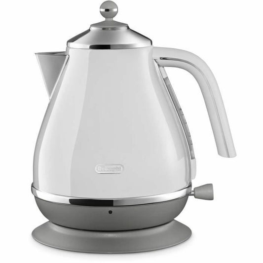 Vattenkokare DeLonghi Vit Rostfritt stål 1,7 L 2000 W - finns hos aktivcamping.se