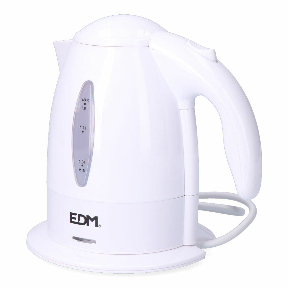 Vattenkokare EDM 07655 Vit polypropen 2200 W 1 L finns hos Aktivcamping