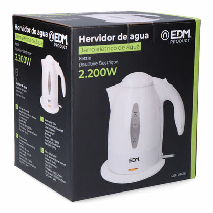Vattenkokare EDM 07655 Vit polypropen 2200 W 1 L finns hos Aktivcamping
