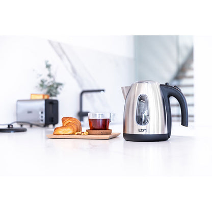 Vattenkokare EDM 07656 Kettle Svart Rostfritt stål 2200 W 1,7 L finns hos Aktivcamping
