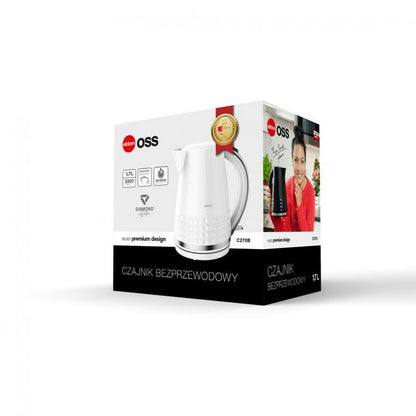Vattenkokare Eldom C270B Vit 2150 W 1,7 L finns hos Aktivcamping