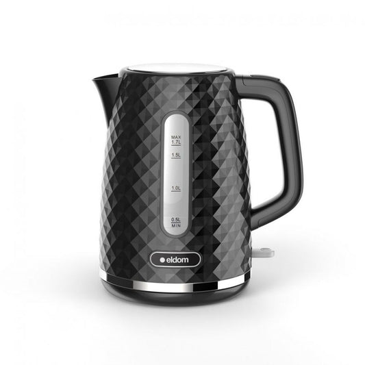 Vattenkokare Eldom C280C Svart 2200 W 1,7 L finns hos Aktivcamping