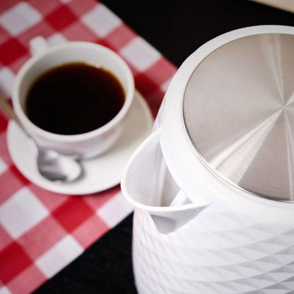 Vattenkokare Eldom ELLI Vit Plast 2200 W finns hos Aktivcamping