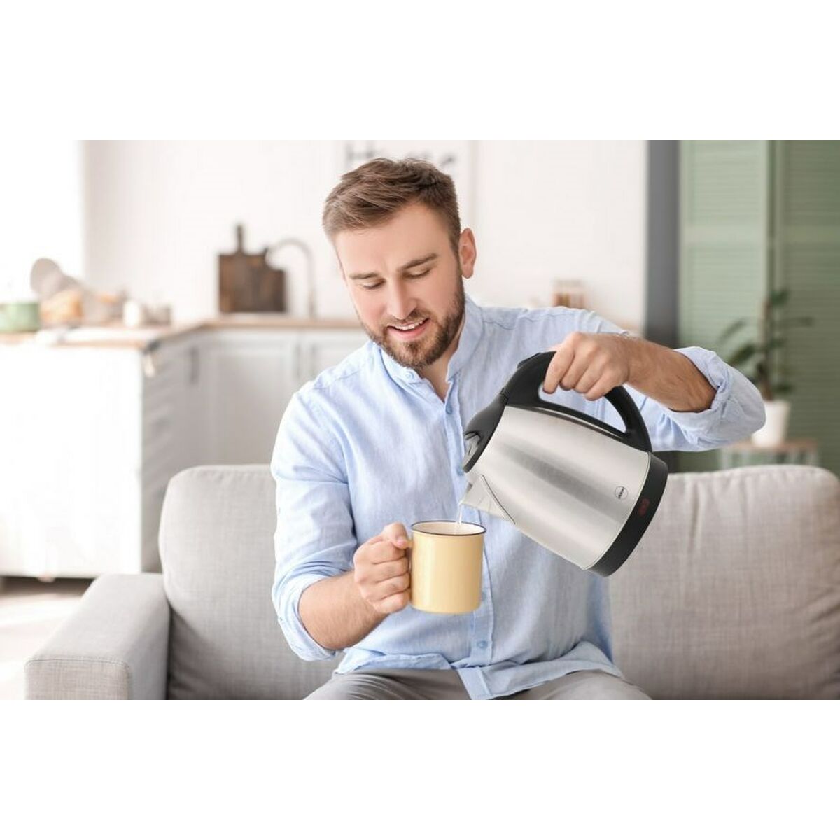 Vattenkokare Eldom HUMI Grön 1800 W 1,7 L finns hos Aktivcamping