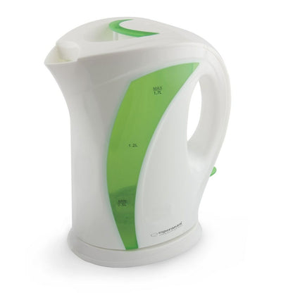 Vattenkokare Esperanza EKK018G Vit Grön Multicolour Plast 2200 W 1,7 L finns hos Aktivcamping