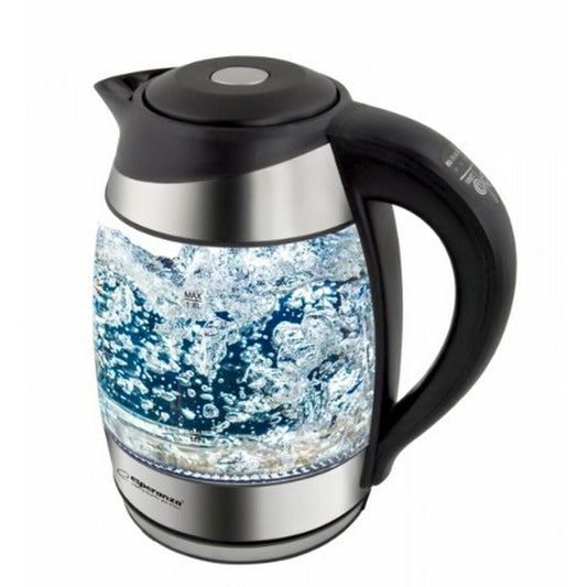 Vattenkokare Esperanza EKK026 Svart Multicolour Glas polypropen Plast 2200 W 1,7 L finns hos Aktivcamping