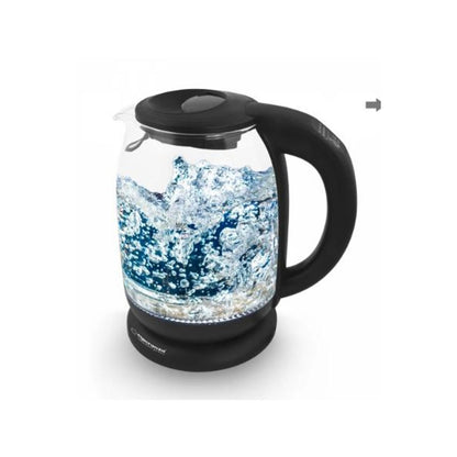 Vattenkokare Esperanza EKK027 Svart Glas Plast 2200 W 1,7 L finns hos Aktivcamping