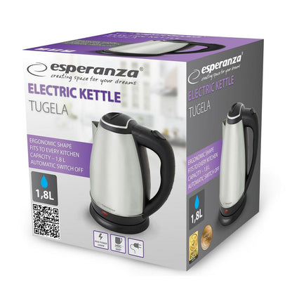 Vattenkokare Esperanza EKK104X Rostfritt stål Plast 2200 W 1,8 L finns hos Aktivcamping