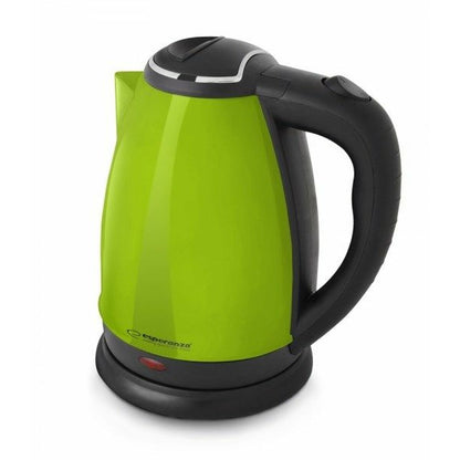 Vattenkokare Esperanza EKK113G Svart Grön plástico,acero inoxidable 1800 W 1,8 L - finns hos Aktivcamping