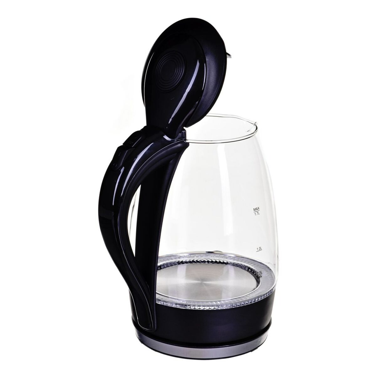 Vattenkokare Esperanza Svart Glas Plast 2200 W 1,7 L finns hos Aktivcamping