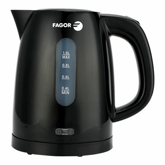 Vattenkokare Fagor teya noir 2200 W 1 L Svart Rostfritt stål Plast finns hos Aktivcamping