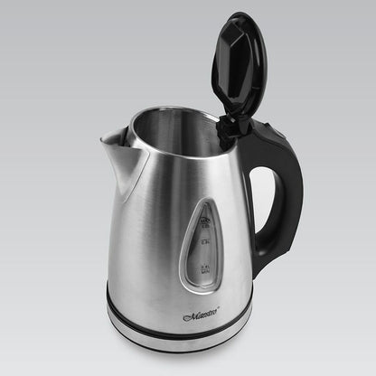 Vattenkokare Feel Maestro MR-029New Vit Svart Rostfritt stål 1600 W 1 L - finns hos Aktivcamping