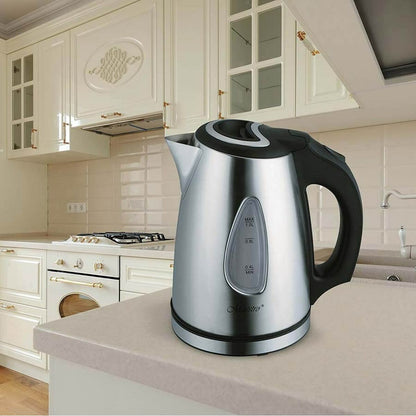 Vattenkokare Feel Maestro MR-029New Vit Svart Rostfritt stål 1600 W 1 L - finns hos Aktivcamping