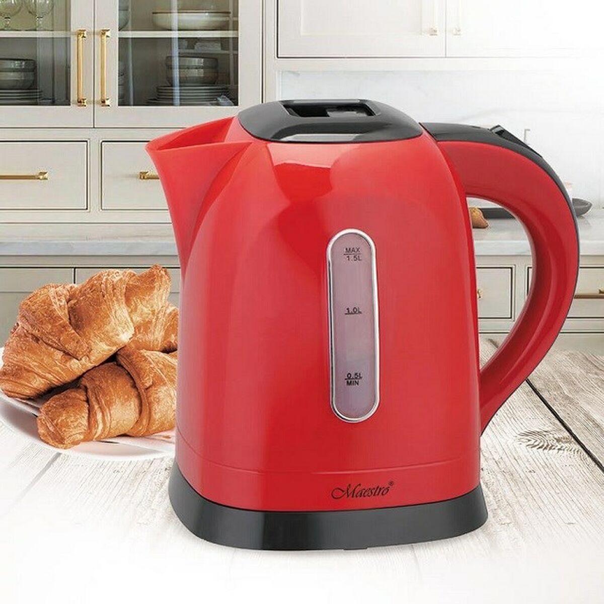 Vattenkokare Feel Maestro MR-034 Svart 2200 W 1,5 L finns hos Aktivcamping