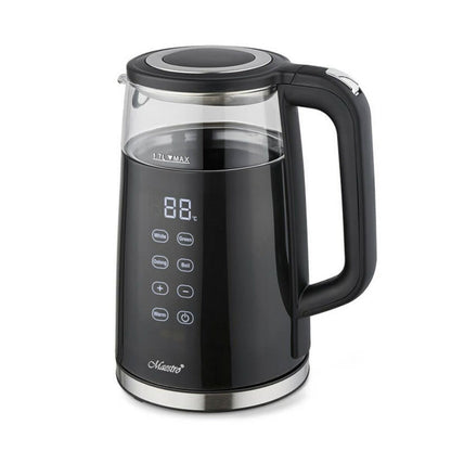 Vattenkokare Feel Maestro MR-049 Svart Transparent Glas Borosilikatglas 2200 W 1,7 L finns hos Aktivcamping