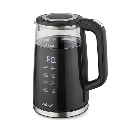 Vattenkokare Feel Maestro MR-049 Svart Transparent Glas Borosilikatglas 2200 W 1,7 L finns hos Aktivcamping