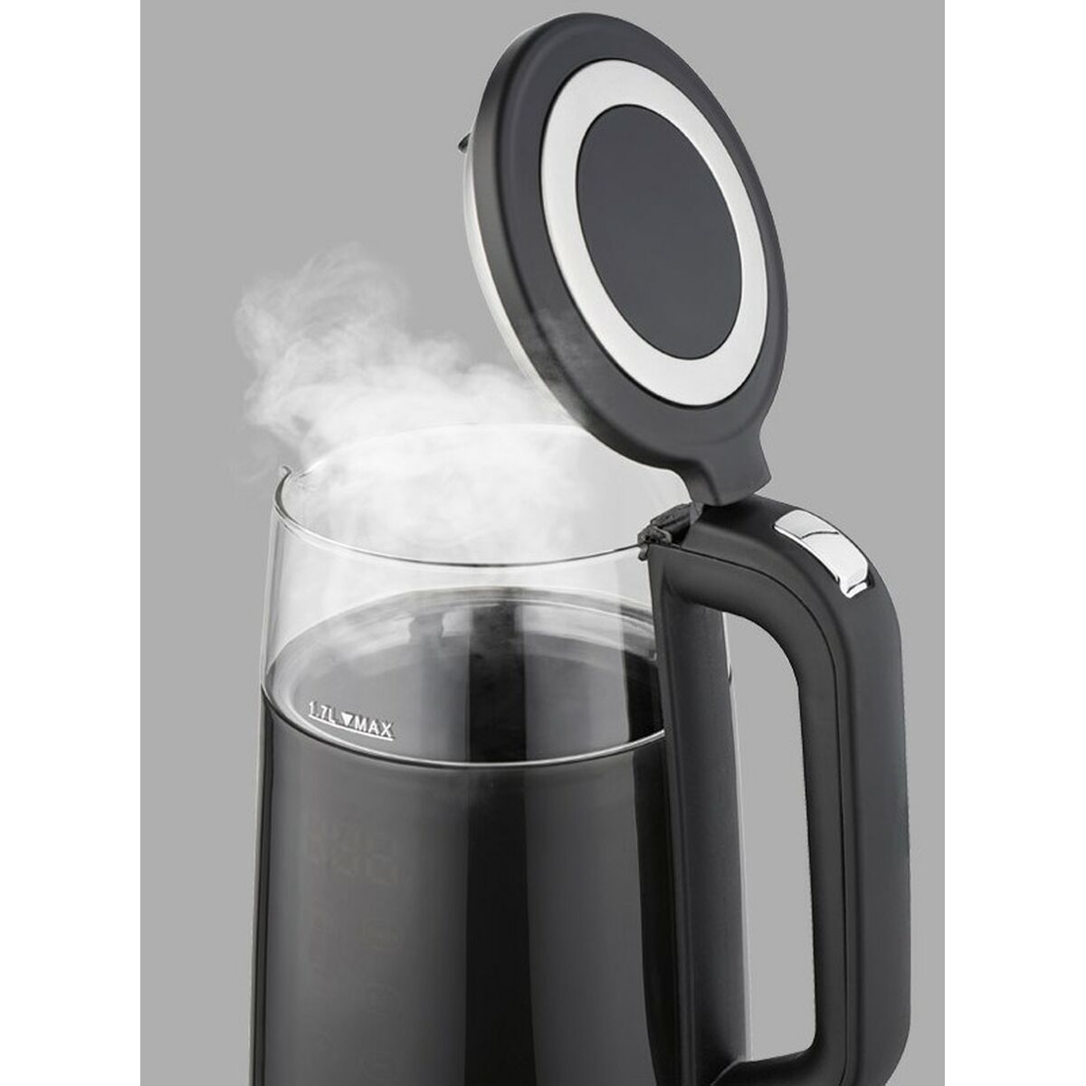 Vattenkokare Feel Maestro MR-049 Svart Transparent Glas Borosilikatglas 2200 W 1,7 L finns hos Aktivcamping