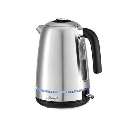 Vattenkokare Feel Maestro MR-050 Blå Silvrig Rostfritt stål 2200 W 1,7 L finns hos Aktivcamping