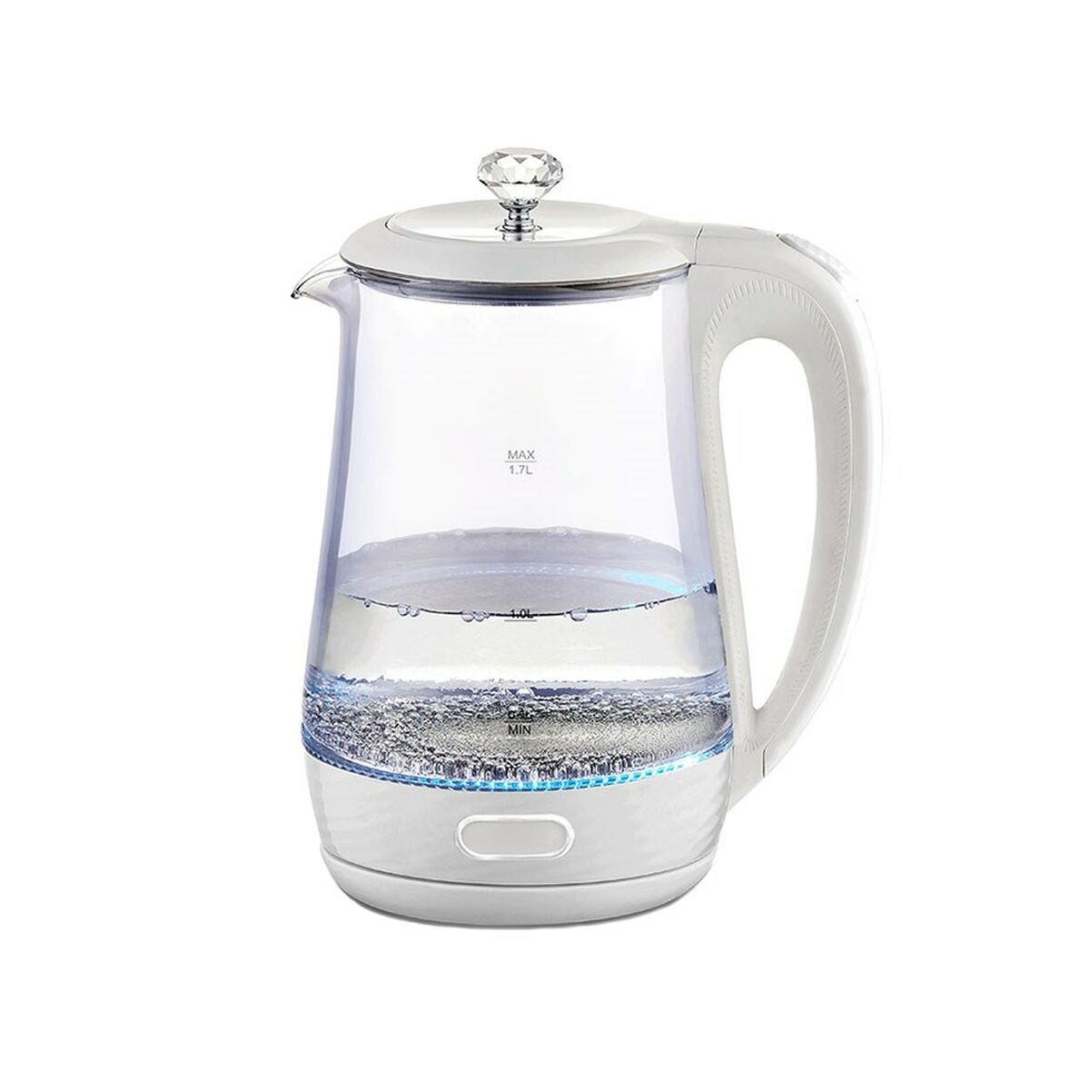 Vattenkokare Feel Maestro MR-052 Blå Glas 2200 W 1,7 L finns hos Aktivcamping