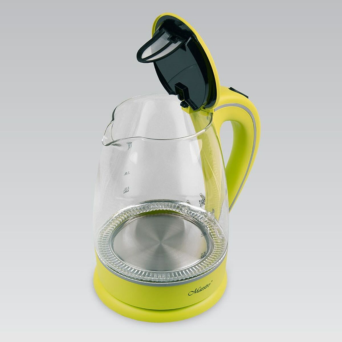 Vattenkokare Feel Maestro MR-064 Grön Transparent Glas 2000 W 1,7 L - finns hos Aktivcamping