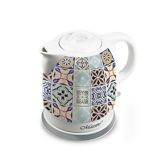 Vattenkokare Feel Maestro MR-066-PORTO Vit Keramisk 1500 W 1,5 L finns hos Aktivcamping