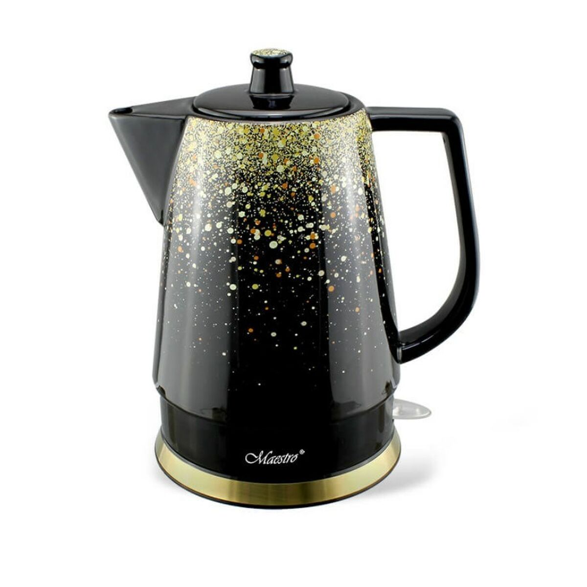 Vattenkokare Feel Maestro MR-074 Svart Guld Keramisk 1500 W 1,5 L finns hos Aktivcamping