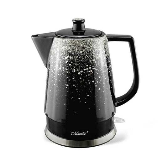 Vattenkokare Feel Maestro MR-074 Svart Silvrig Keramisk 1500 W 1,5 L finns hos Aktivcamping