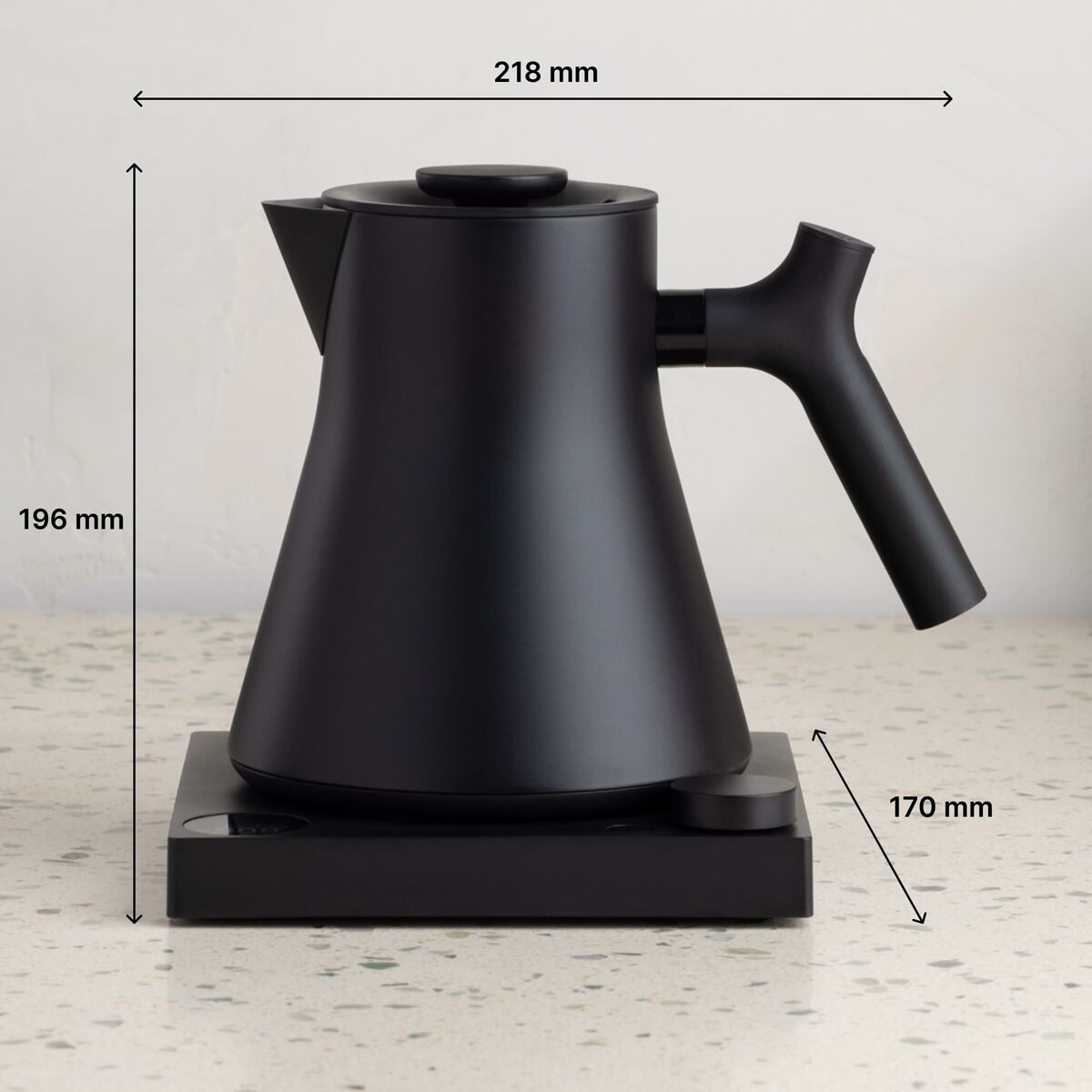 Vattenkokare Fellow Svart Rostfritt stål Plast 1200 W 900 ml finns hos Aktivcamping