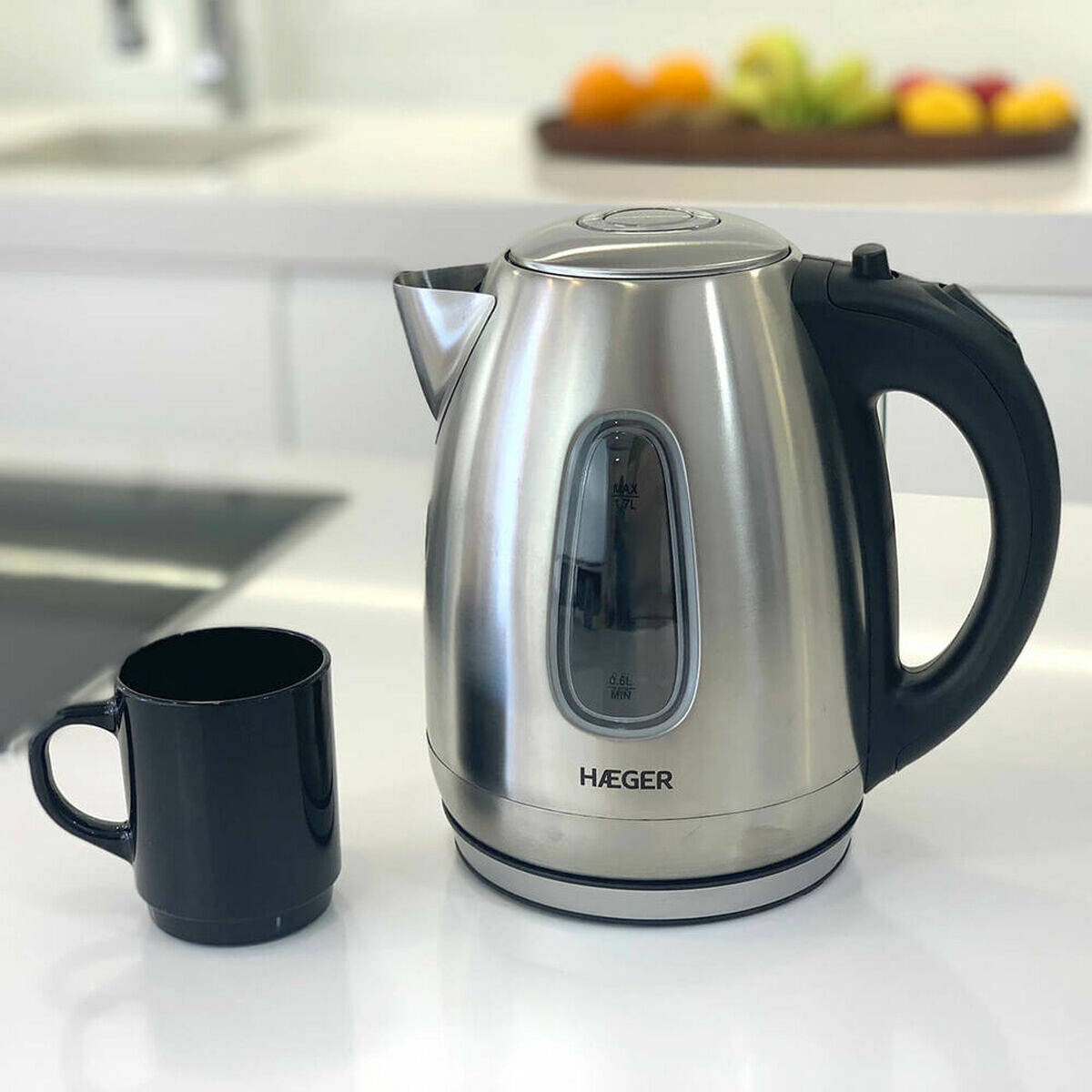 Vattenkokare Haeger EK-22S.027A 2200 W (1,7 L) finns hos Aktivcamping