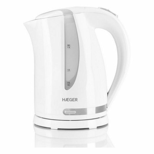 Vattenkokare Haeger EK-22W.022A Rostfritt stål Vit 2200 W 1,7 L finns hos Aktivcamping