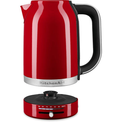 Vattenkokare KitchenAid 5KEK1701EER Röd plástico,acero inoxidable 2400 W 1,7 L (1 antal) finns hos Aktivcamping