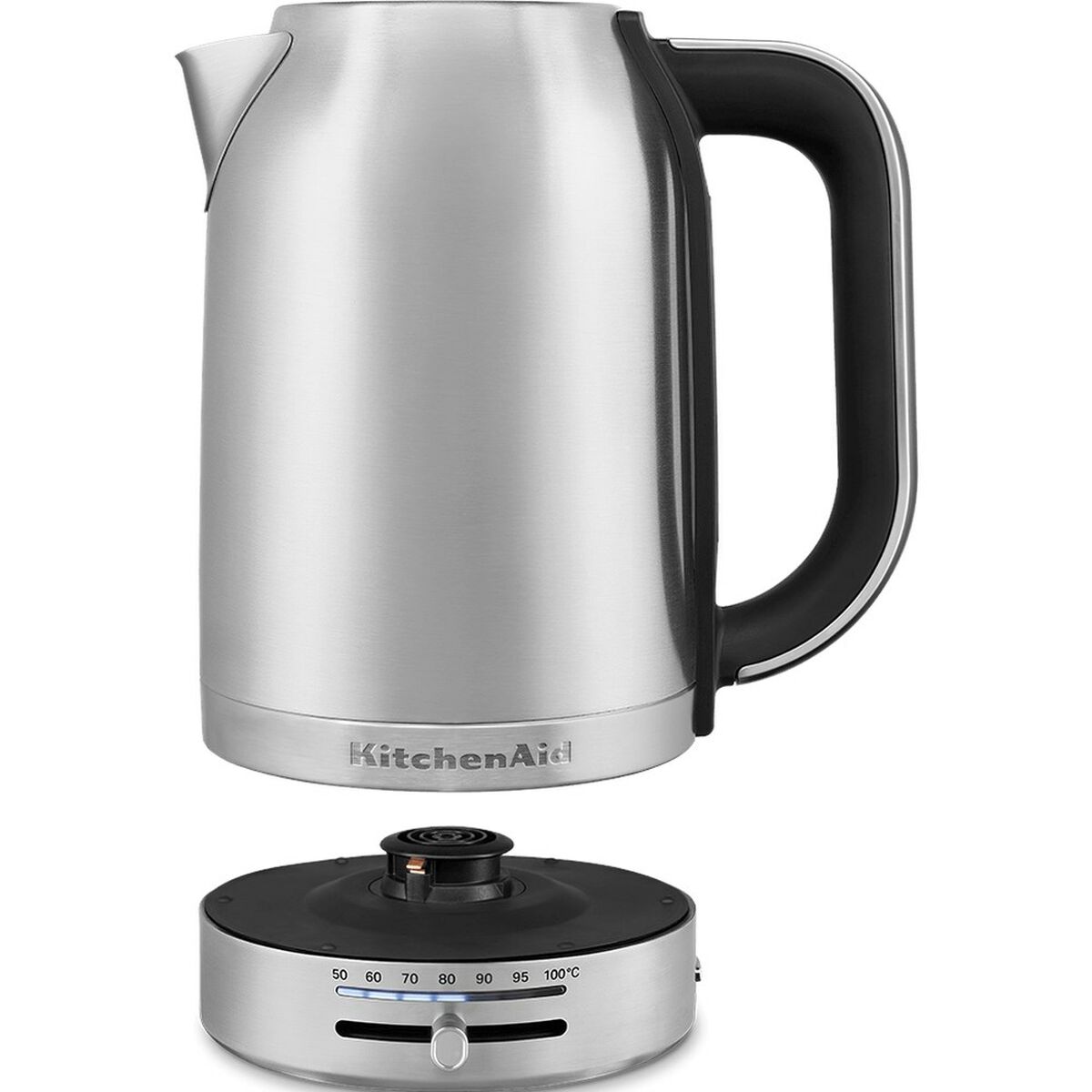 Vattenkokare KitchenAid 5KEK1701ESX Grå plástico,acero inoxidable 2400 W 1,7 L (1 antal) finns hos Aktivcamping