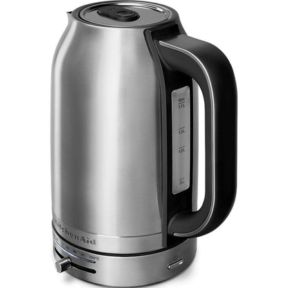 Vattenkokare KitchenAid 5KEK1701ESX Grå plástico,acero inoxidable 2400 W 1,7 L (1 antal) finns hos Aktivcamping