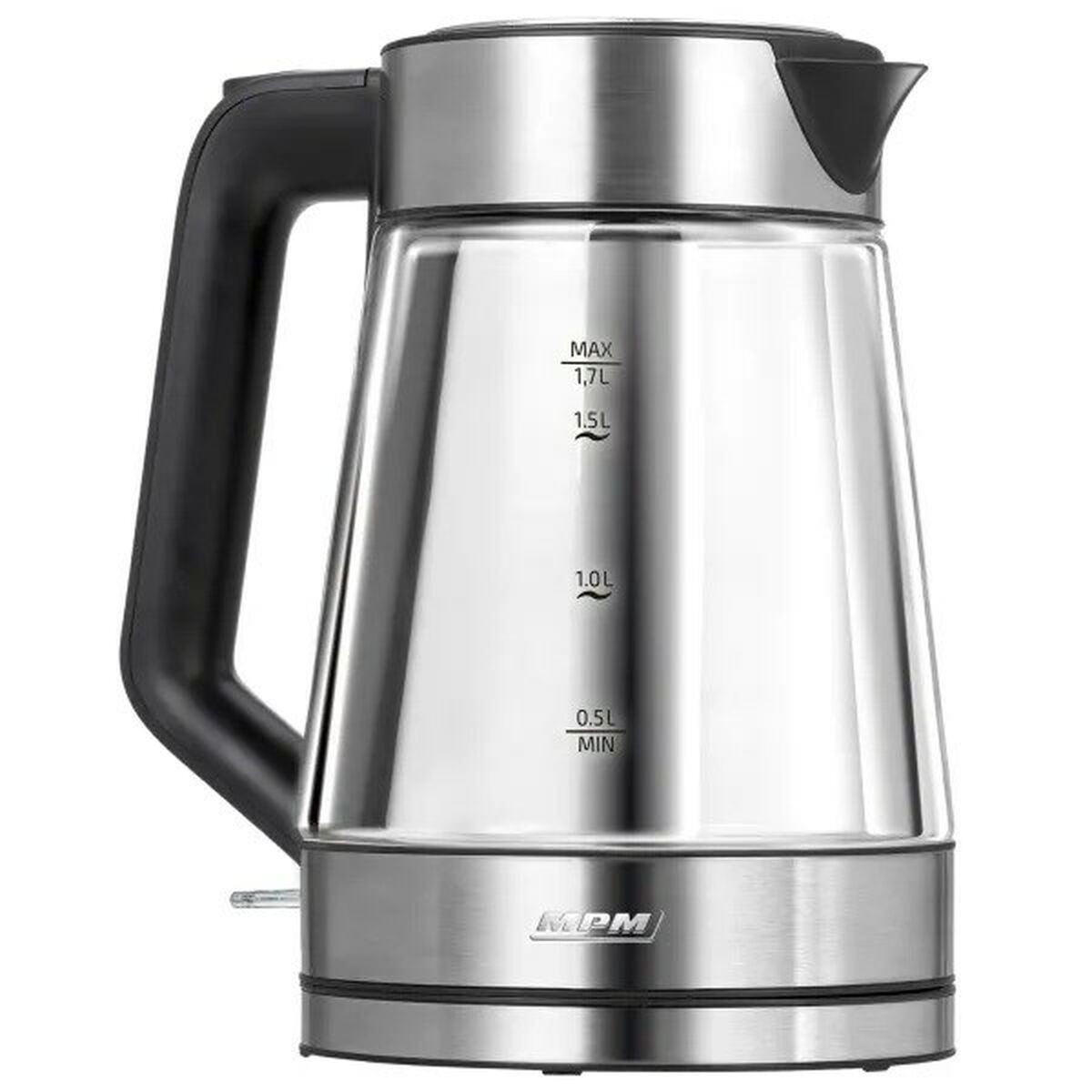Vattenkokare Mpm MCZ-122 Svart Grå Glas Rostfritt stål 2200 W 1,7 L finns hos Aktivcamping