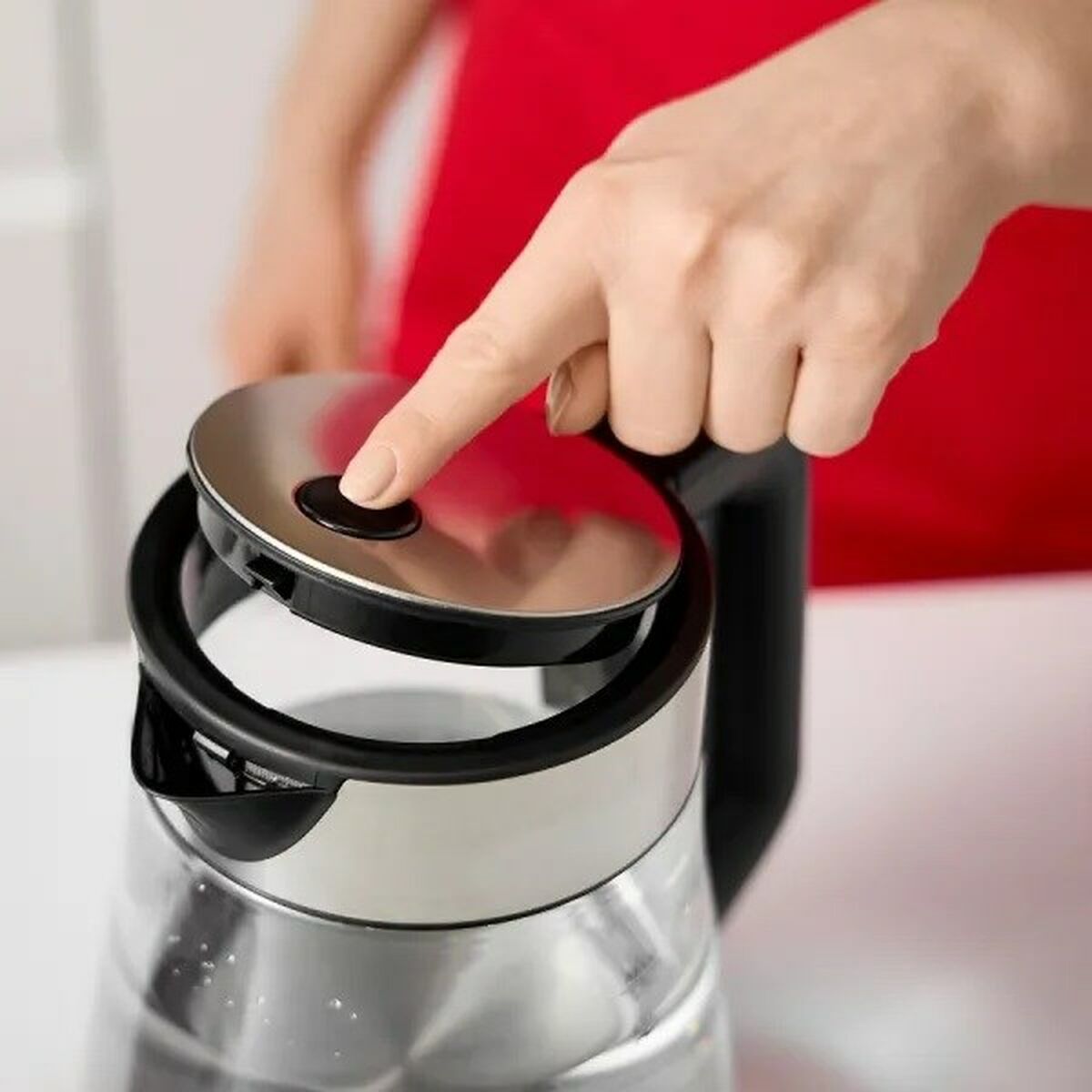 Vattenkokare Mpm MCZ-122 Svart Grå Glas Rostfritt stål 2200 W 1,7 L finns hos Aktivcamping