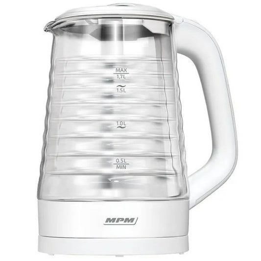Vattenkokare Mpm MCZ-124 Vit Glas 2200 W 1,7 L finns hos Aktivcamping