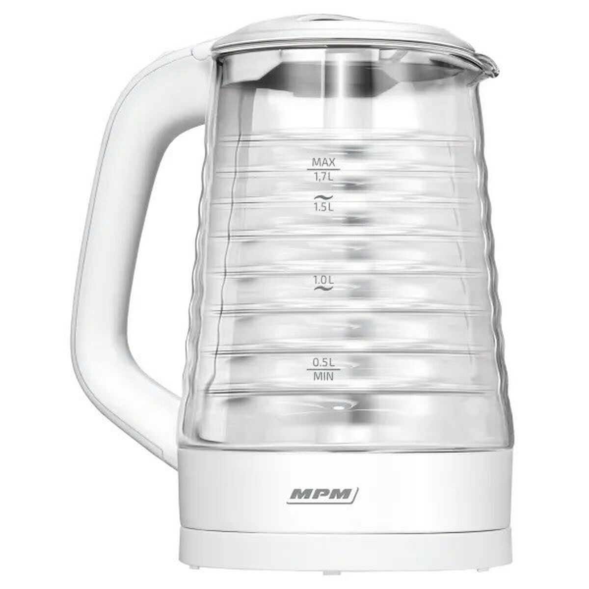 Vattenkokare Mpm MCZ-124 Vit Glas 2200 W 1,7 L finns hos Aktivcamping