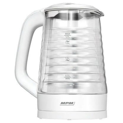Vattenkokare Mpm MCZ-124 Vit Glas 2200 W 1,7 L finns hos Aktivcamping