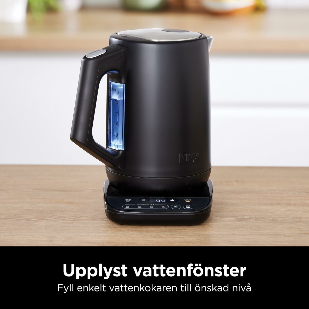 Vattenkokare NINJA KT200EU Svart Rostfritt stål 3000 W 1,7 L finns hos Aktivcamping