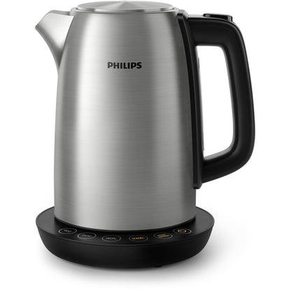 Vattenkokare Philips HD9359/90 Rostfritt stål 2200 W Svart metallic 1,7 L - finns hos Aktivcamping
