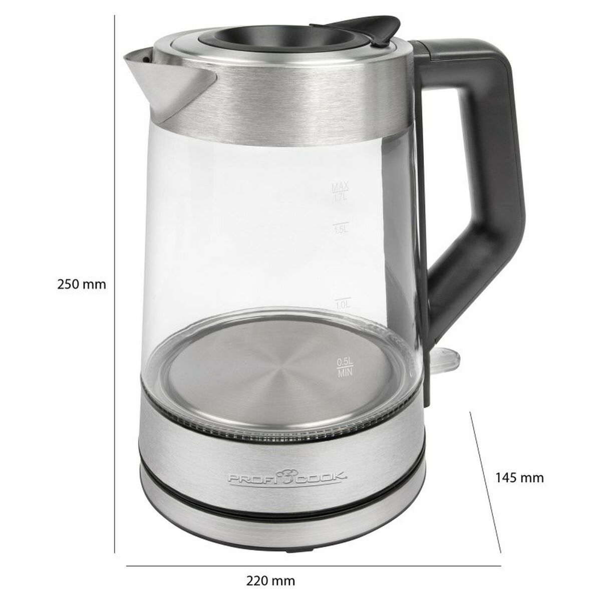 Vattenkokare Proficook PC-WKS 1190 G Silvrig 2200 W 1,7 L finns hos Aktivcamping