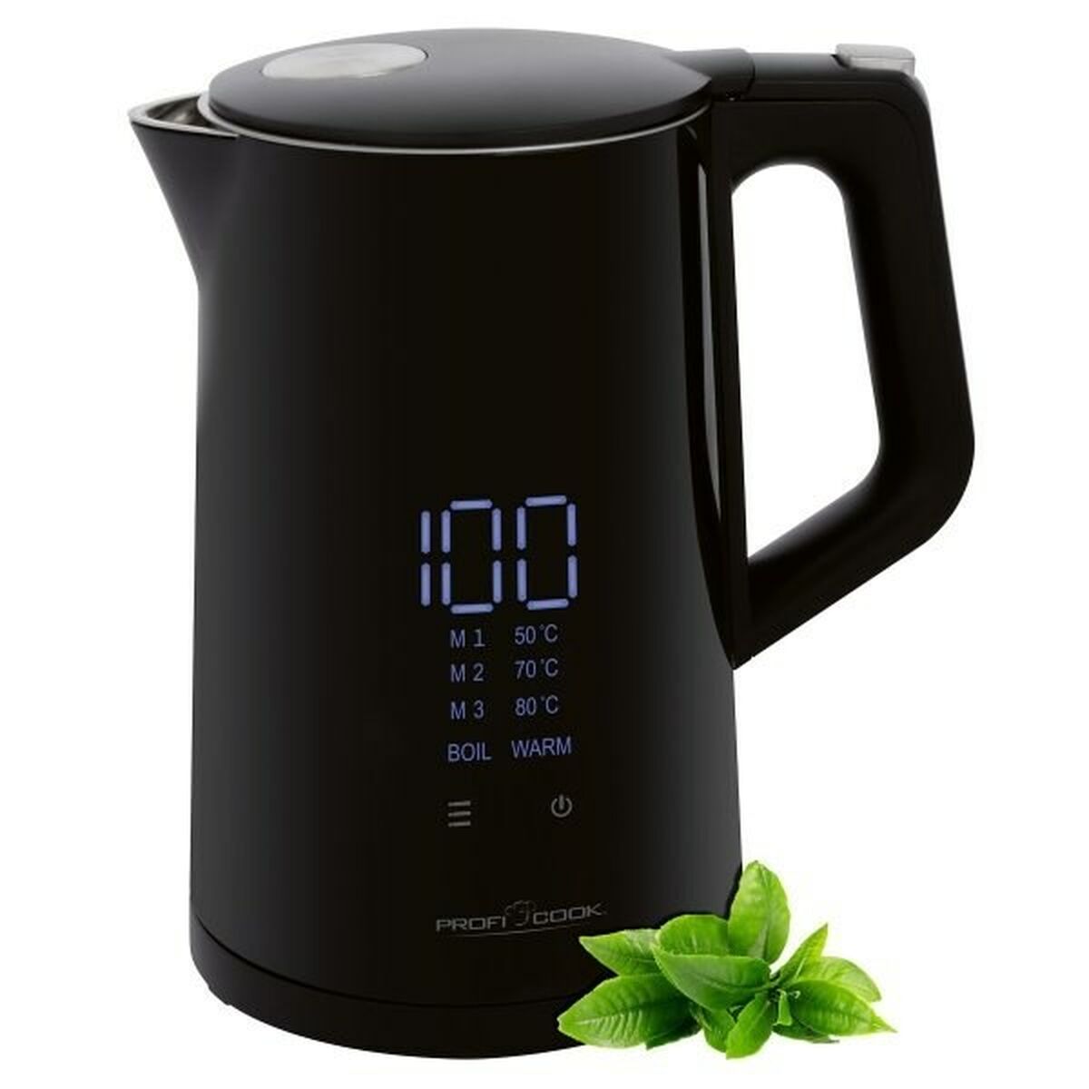 Vattenkokare Proficook PC-WKS 1243 Svart Rostfritt stål 2200 W 1,7 L - finns hos Aktivcamping