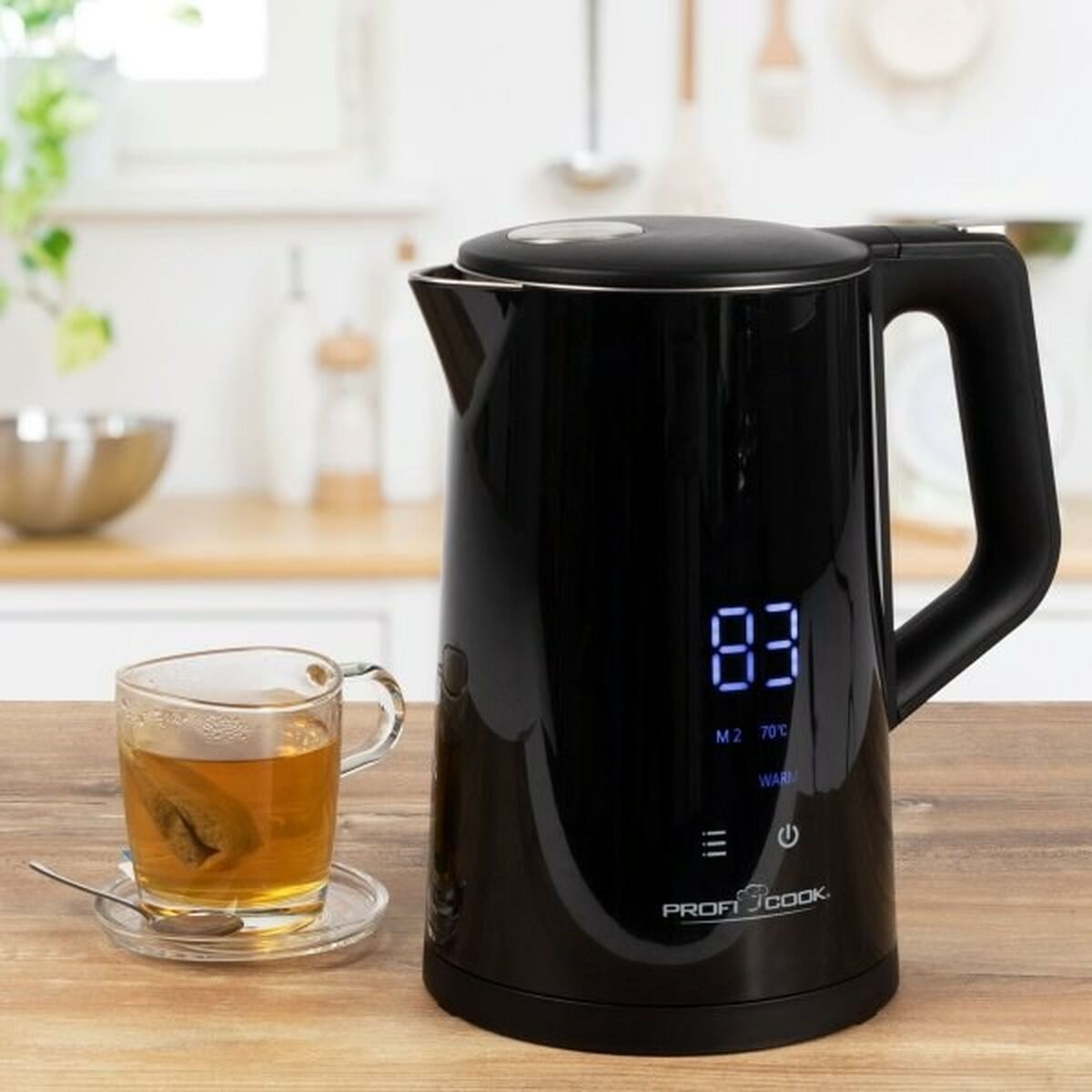 Vattenkokare Proficook PC-WKS 1243 Svart Rostfritt stål 2200 W 1,7 L - finns hos Aktivcamping