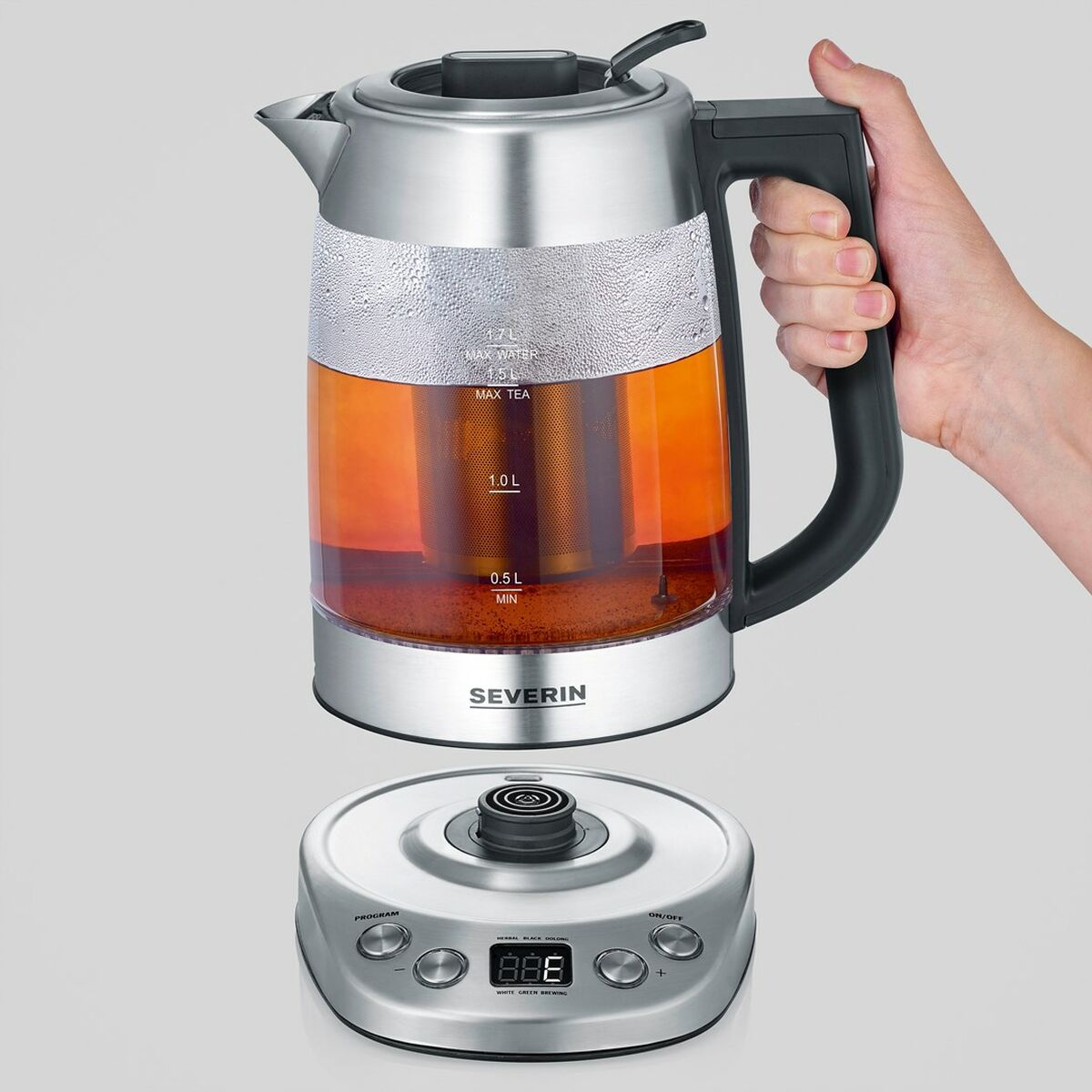 Vattenkokare Severin WK 3480 Vit Rostfritt stål 3000 W 1,7 L finns hos Aktivcamping