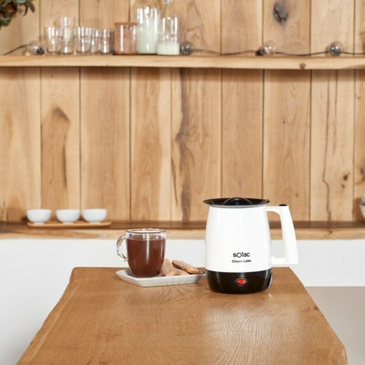 Vattenkokare Solac MH9100 Choco-Latte 1 L 250W Vit (1 L) (1) finns hos Aktivcamping