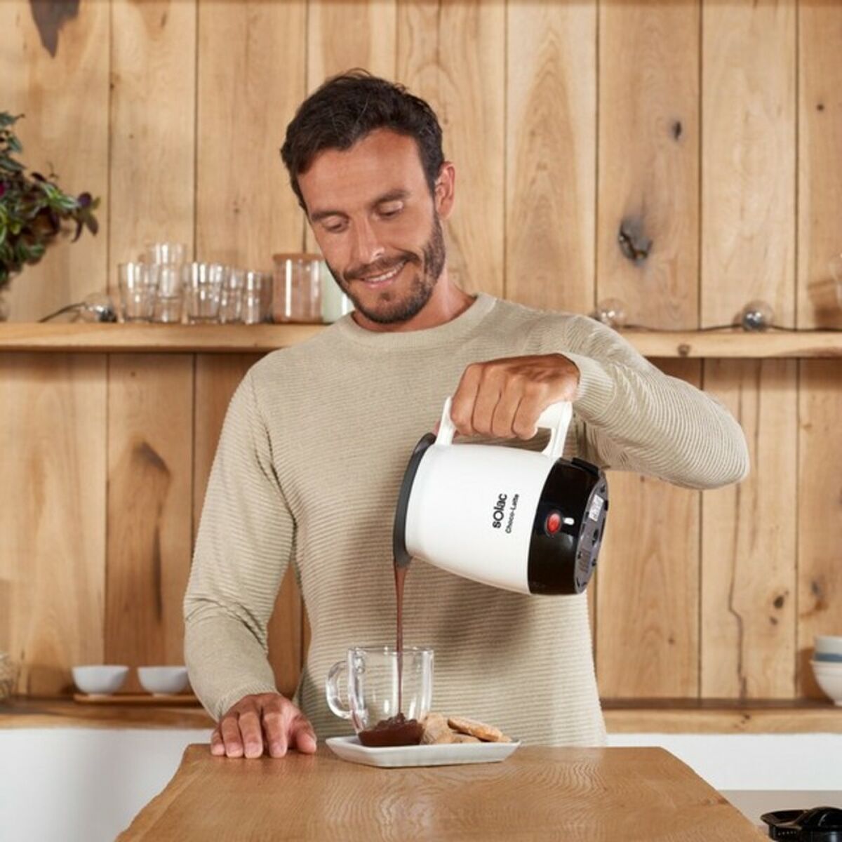 Vattenkokare Solac MH9100 Choco-Latte 1 L 250W Vit (1 L) (1) finns hos Aktivcamping