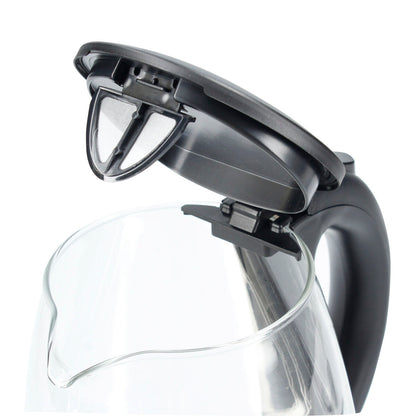 Vattenkokare TM Electron 1,7 L Glas Borosilikatglas - finns hos Aktivcamping