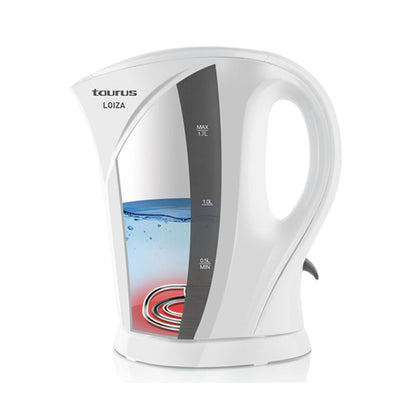 Vattenkokare Taurus Vit Plast 2200 W 1,7 L finns hos Aktivcamping