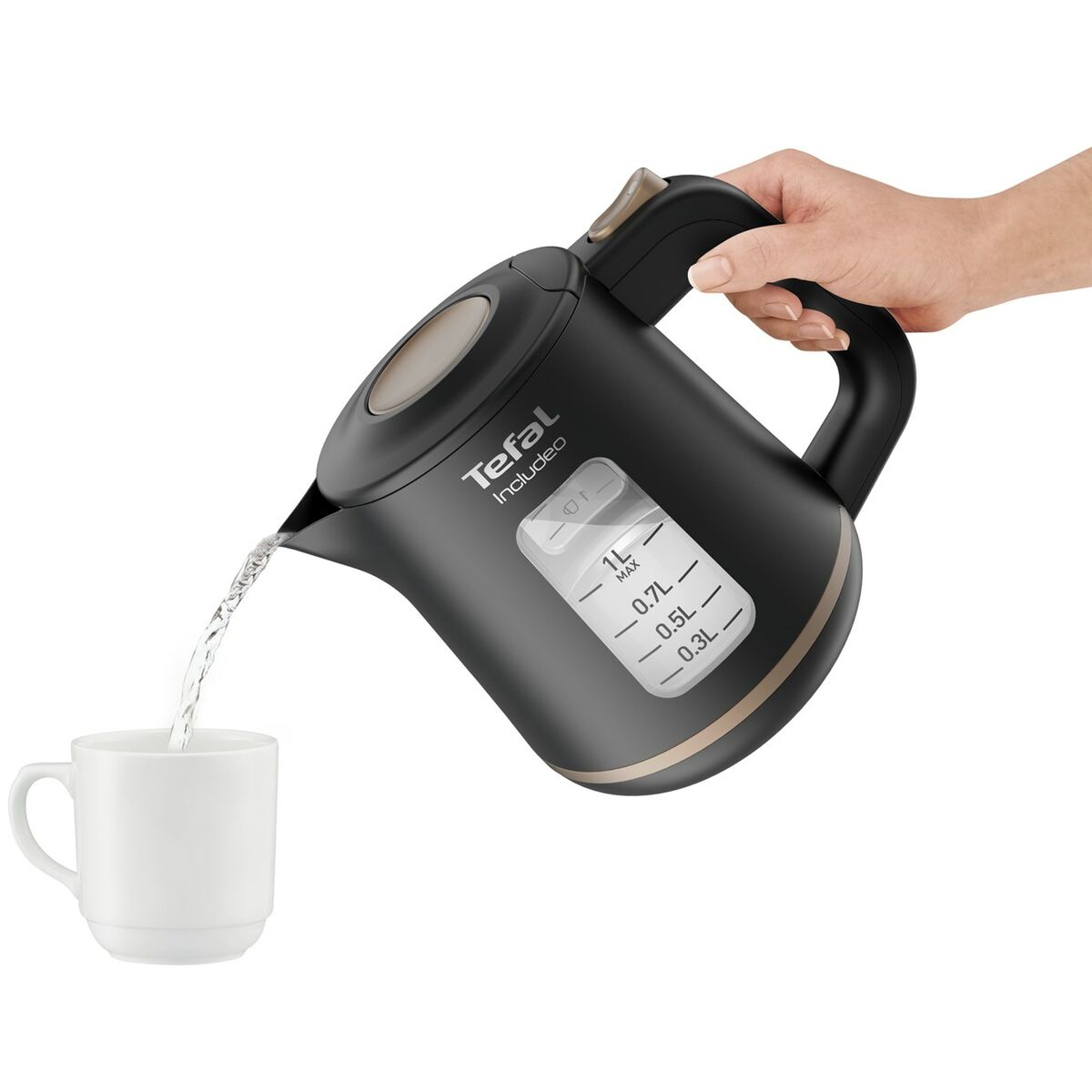 Vattenkokare Tefal KI5338 Svart Plast 2400 W 1 L finns hos Aktivcamping
